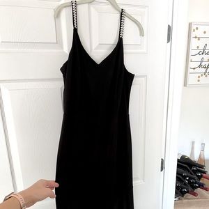 Black cocktail dress